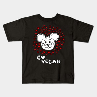 go vegan Kids T-Shirt